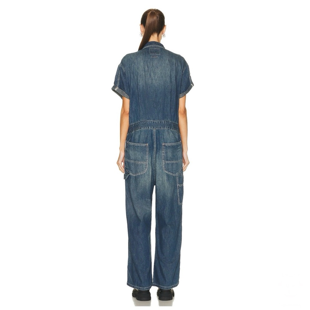 💕 R13 Debbie short sleeve coverall in Windsor blue size S JLo jumpsuit onesie - Picture 11 of 13